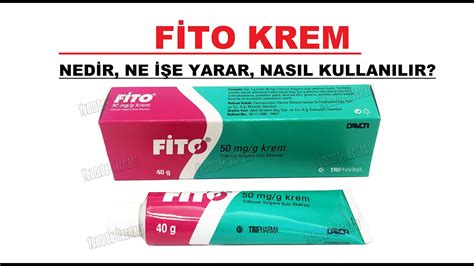 Fito Krem Antibiyotikli Mi: İçeriği ve Etkileri