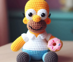 Homer Simpson Amigurumi Free Pattern Tutorial